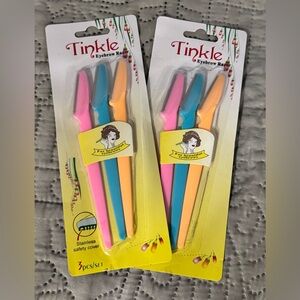 Eyebrow Razor Set - Pink, Blue, Orange